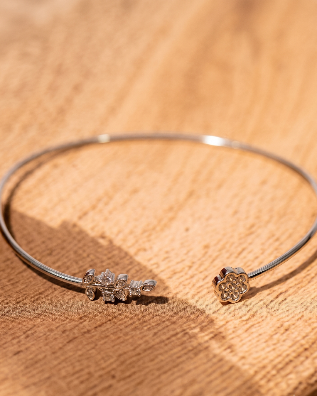 Signature Floral Vine Open Cuff Bracelet