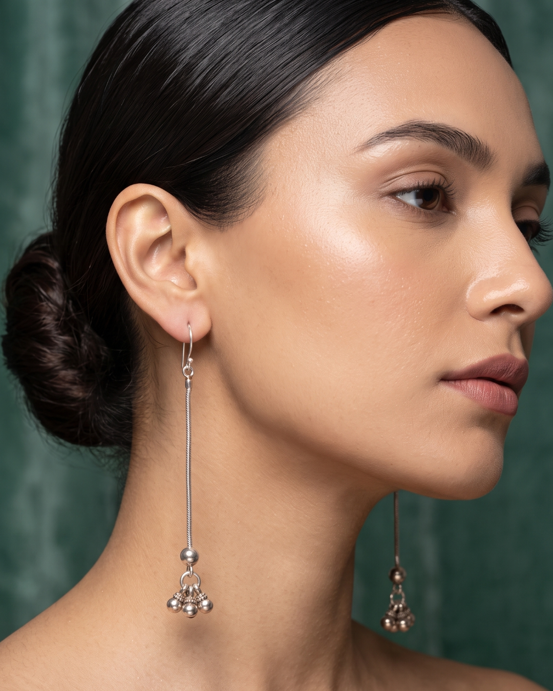 The 'Ghungroo Chime' Long Dangle Earrings