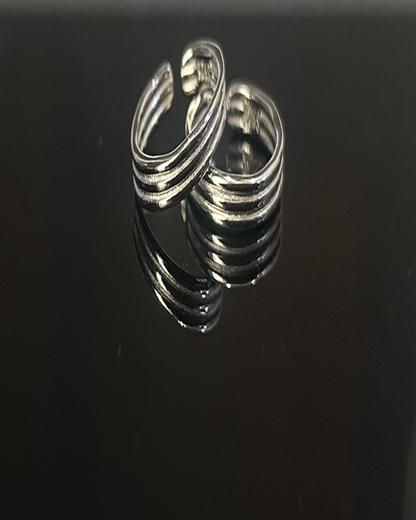 Triple-Line Adjustable Toe Rings